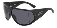 Dsquared2 Sonnenbrille D2 0124/S Ans/Ir Schwarz Rauch Herren