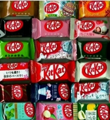 NESTLE 21 Pieces Japanese Kit Kat Different Flavors, Kitkat Assorted flavors