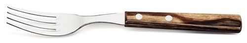 TRAMONTINA Forchette per Bistecca Pizza Set 6 pz.BBQ Cucina Tavolo Forchetta Manico Legno - Foto 17 di 19