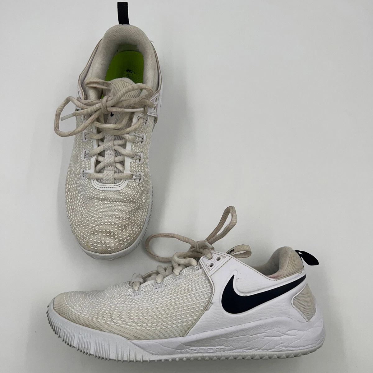 Nike W Zoom Hyperace 2 Womens White Black Volleyball Shoes AA0286