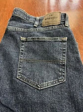 Men's 38 x30 Denim Wrangler Jeans 48 30 Dark Wash EUC Boot Cut