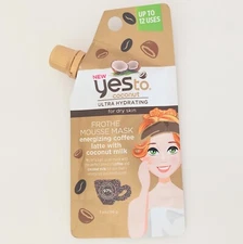 Yes To Coconut Ultra Hydrating Frothe Mousse Mask up to 12 uses