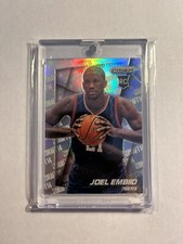 2014-15 Panini Prizm Joel Embiid SP Variation SILVER PRIZM Rookie RC  76ers #33