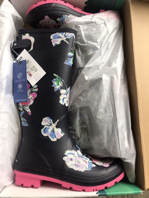 49.95 • Joules• Printed Wellies With 