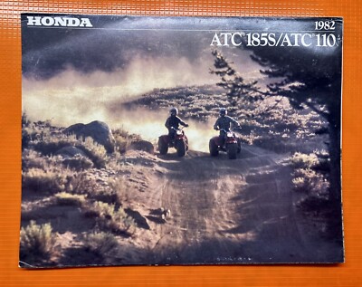 New! Genuine Honda 1982 ATC110 ATC185S Brochure u