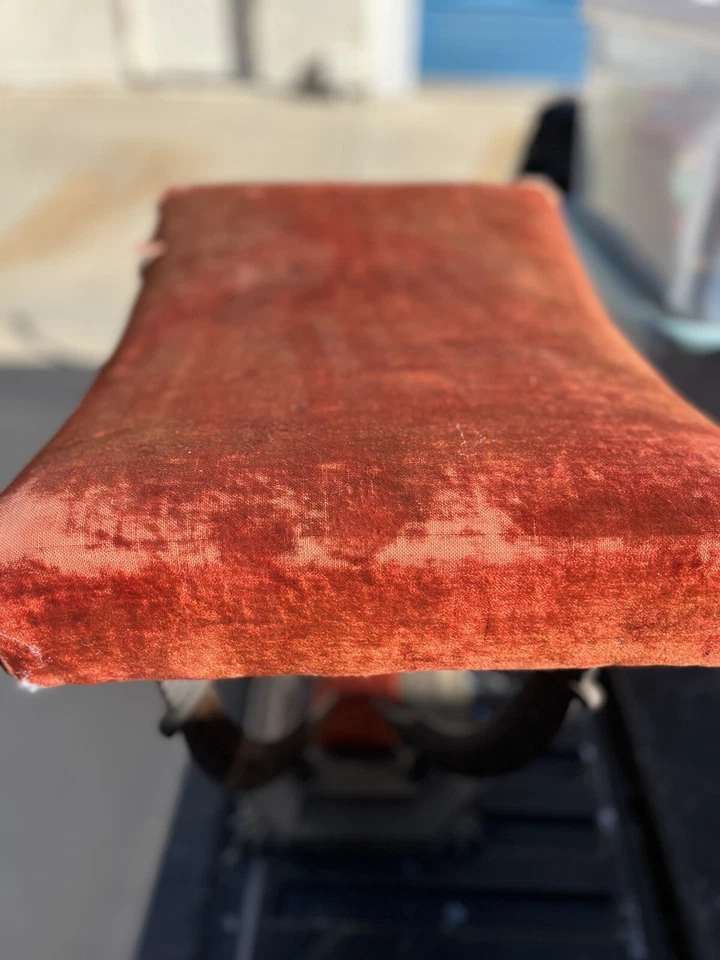 Art Deco Cast Iron Bench Verona Sabre Mid Century Arabian Sword Stool - Image 4 of 4