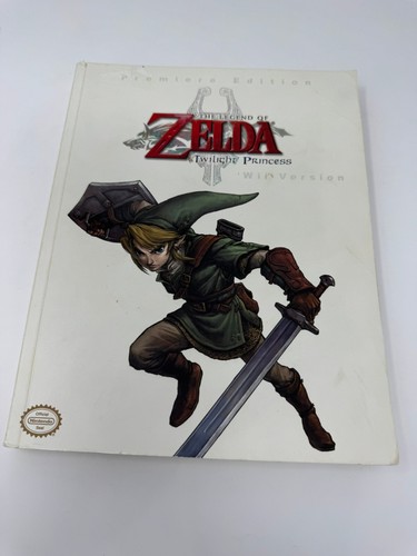Legend of Zelda Twilight Princess Wii Strategy Guide Premiere Edition No Poster
