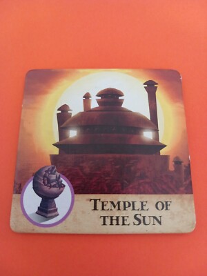 Forbidden Island Board Game - SPARE PART - Game Tile - Temple of the Sun