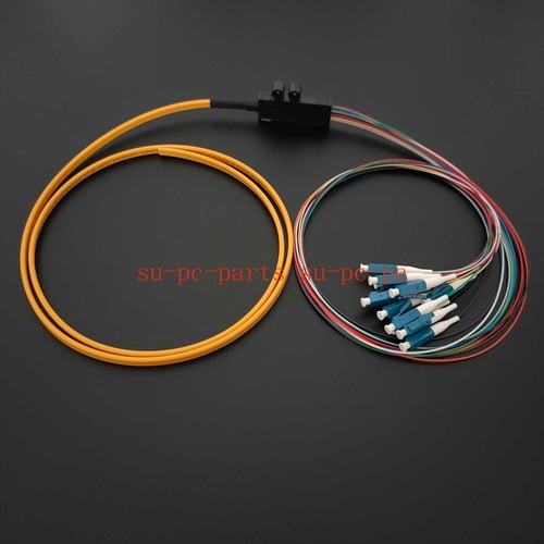 12 Fiber LC UPC SingleMode Ribbon Fiber Optic Pigtail SM 9/125 Optical ...