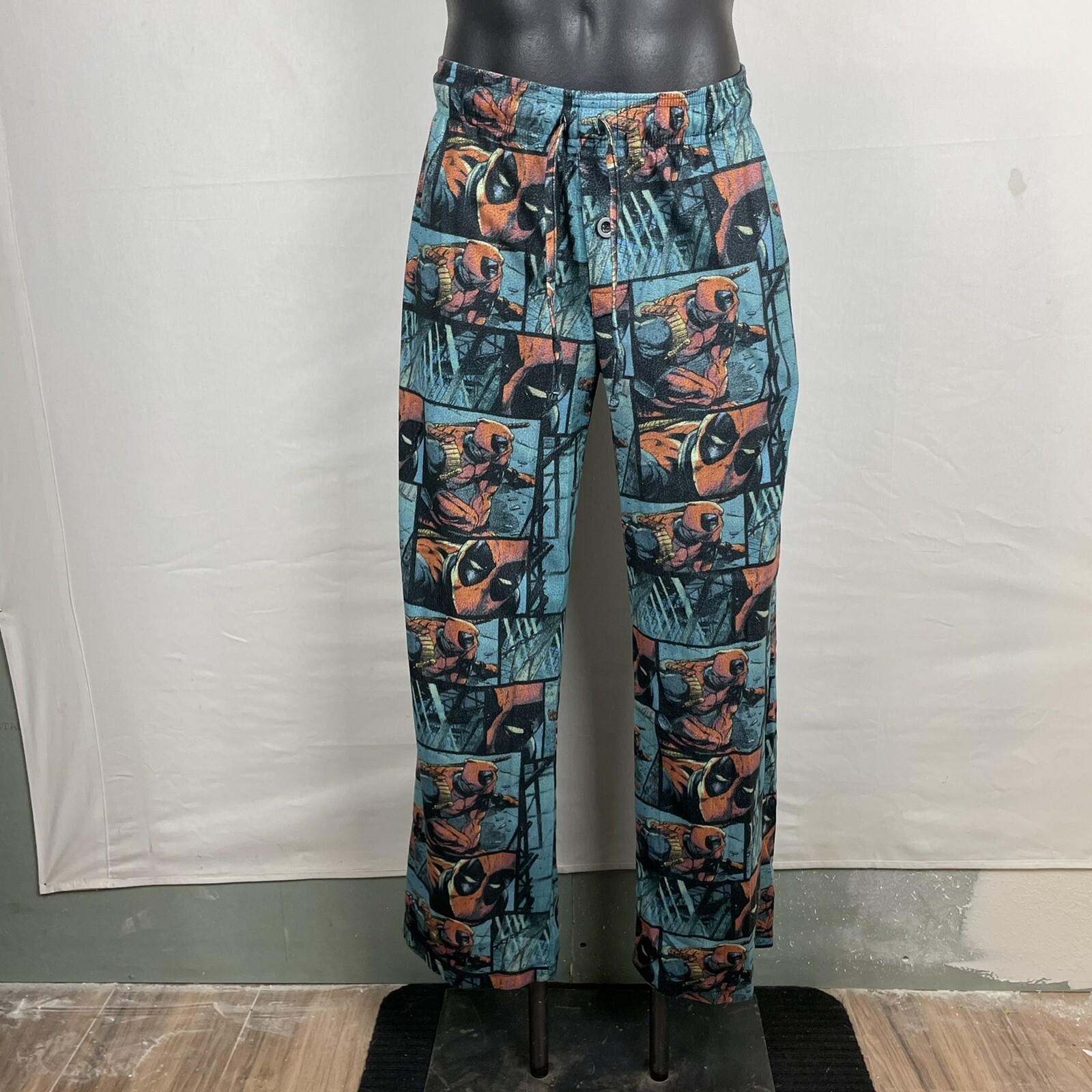 Deadpool Marvel Comic Scene Size Small Sleep PJ M… - image 3