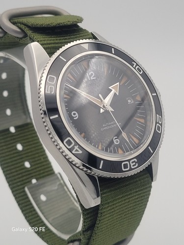 Orologio Uomo Nero Subacqueo NH35 Giapponese Automatico Movt NATO 10ATM WR 'Spectre' - Foto 4 di 17