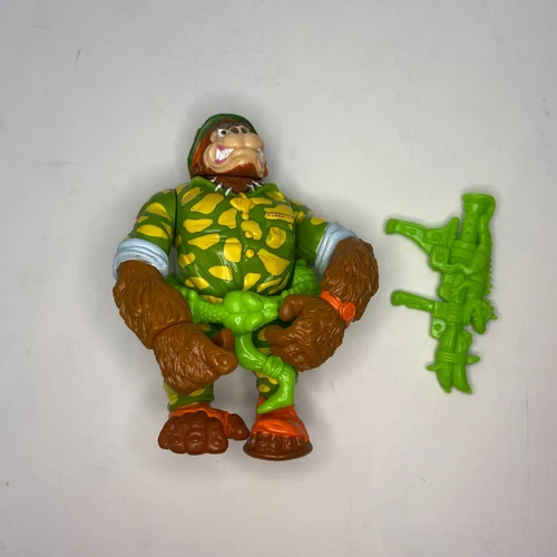 Vtg 1991 Playmates Teenage Mutant Ninja Turtles Sergeant Bananas Figure READ CA