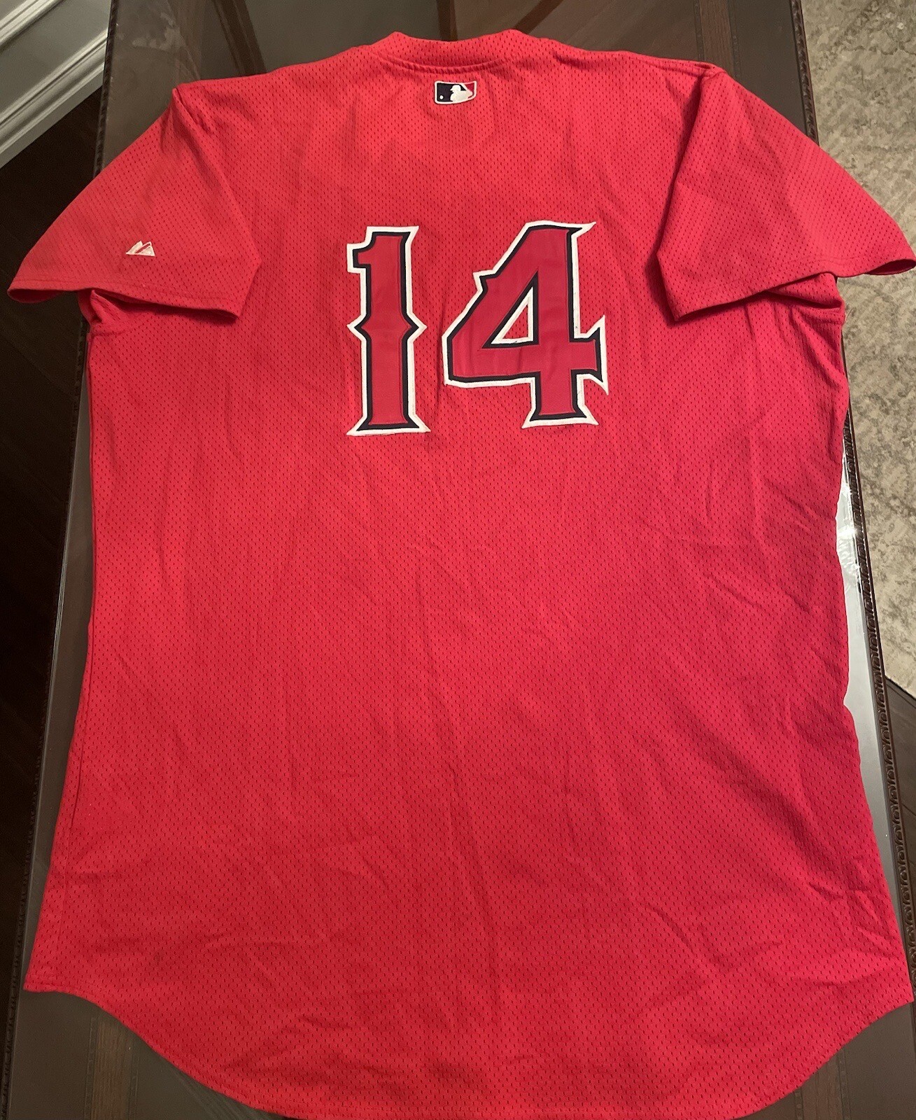 Rare Mike Scioscia #14 Game Worn/Issued Anaheim/LA Angels Spring Jersey 52/2XL