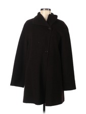 Cinzia Rocca Women Black Wool Coat 6