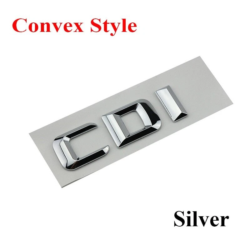 Adhesivo CDI para Mercedes Benz E260 E200 C200 con letras ABS para maletero trasero Foto 3 de 4