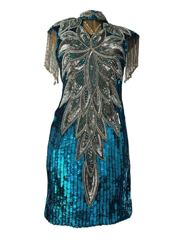 Elegant Green Sequin Dress | eBay Elegant Green Sequin Dress | eBay