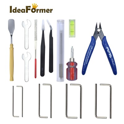 3D Printer Parts DIY Tools Level/Wrench/Tweezers/ Shovel/Nozzle Cleaning Kit.