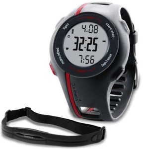 GARMIN Forerunner 110 GPS Running Watch + Cardiofrequenzimetro Cinturino  toracico blk/rosso | eBay