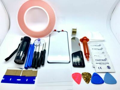 Vetro Touch Iphone 6s Kit Riparazione Schermo IPhone 6 Nero - Vetro Anteriore, Colla Loca, Torcia UV E Stampo IPhone Edge - Foto 4