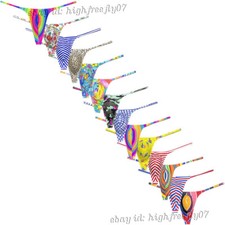 Men Slim Pouch Thong Underwear Strap Bikini Underpants Minimum Coverage G-String