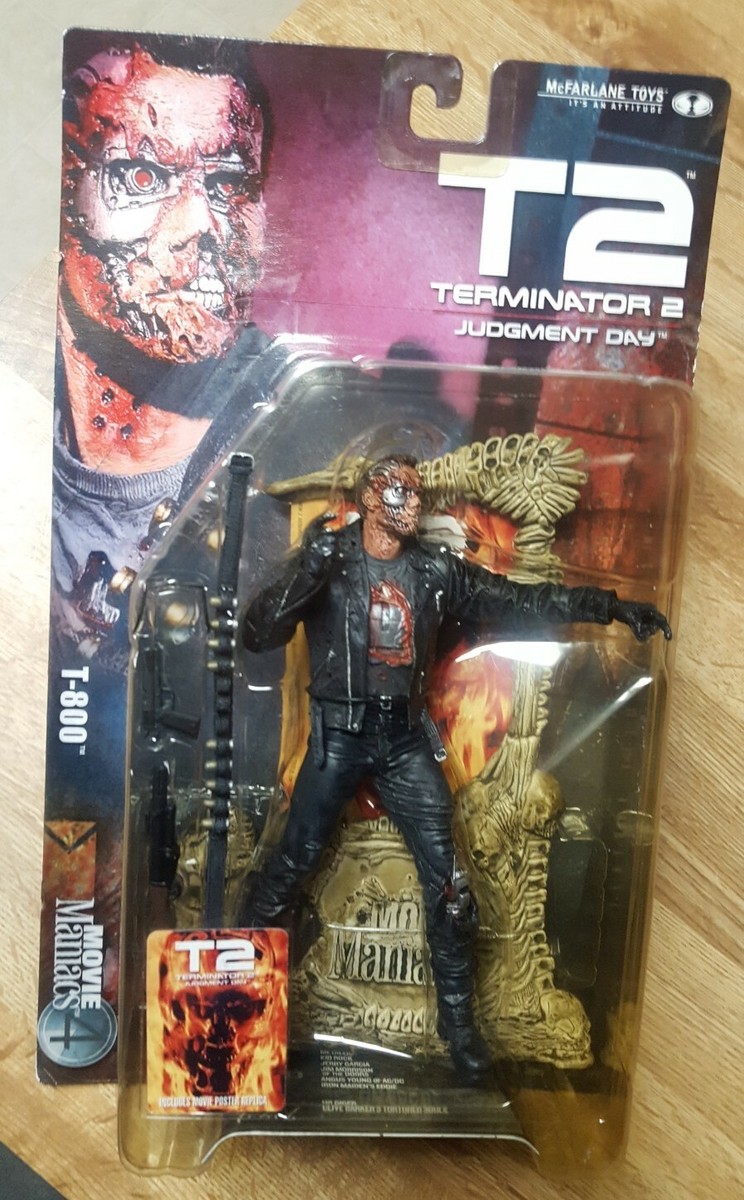 T-800 Terminator 2 T-2 Judgement Day Movie Maniacs McFarlane