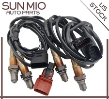 4Pcs Upstream&Downstream Oxygen Sensor For Porsche Cayenne 9PA S 2003-2006 4.5L