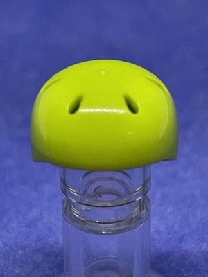 Lego Mini Figur Limette Sporthelm Kopfbedeckung mit Lüftungsschlitzen 46303