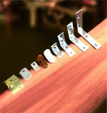  Strong Steel Plastic Angle Brackets Furniture Fixing Braces L Shape Shelving