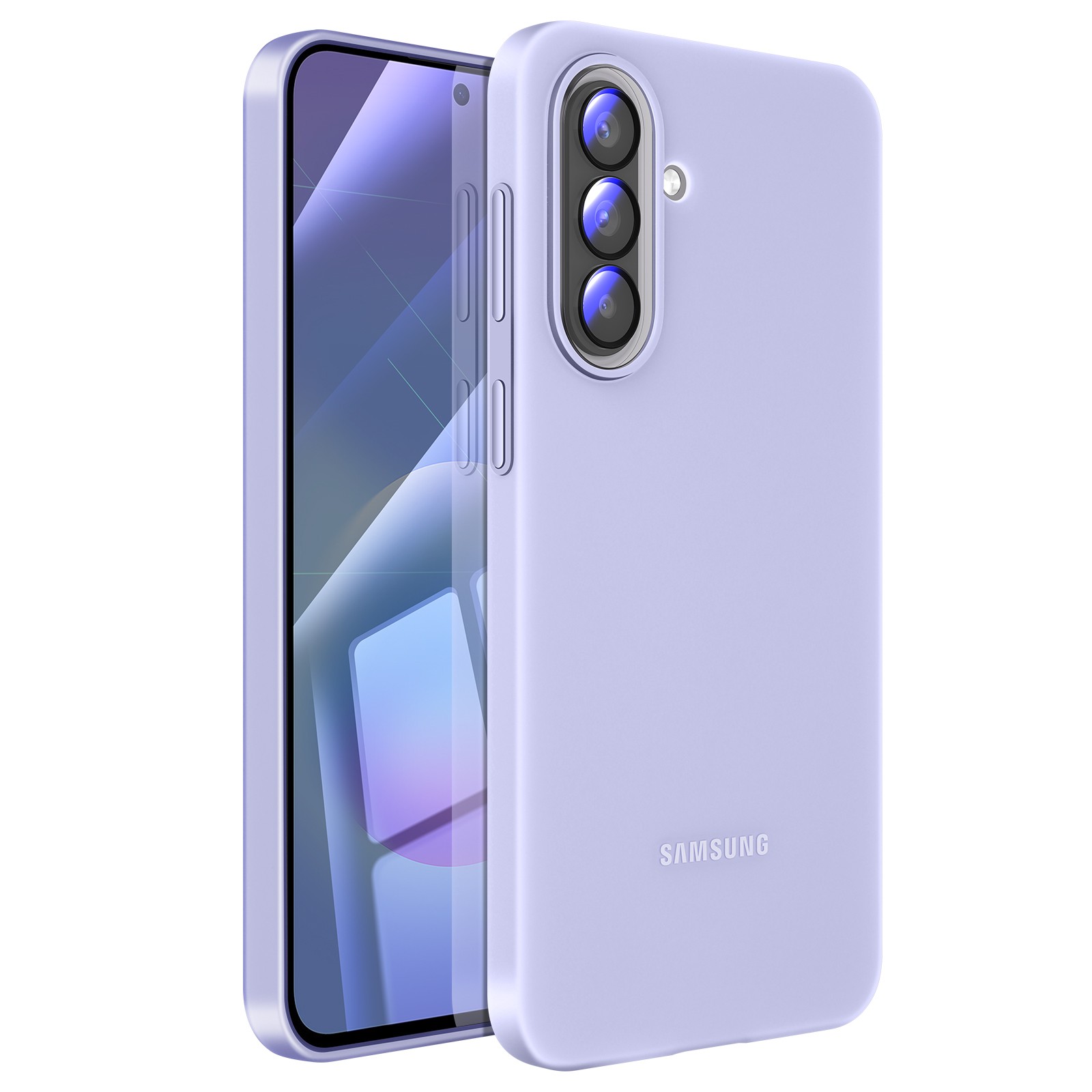 Coque silicone Galaxy A57 protection bords surélevés lavande - 2