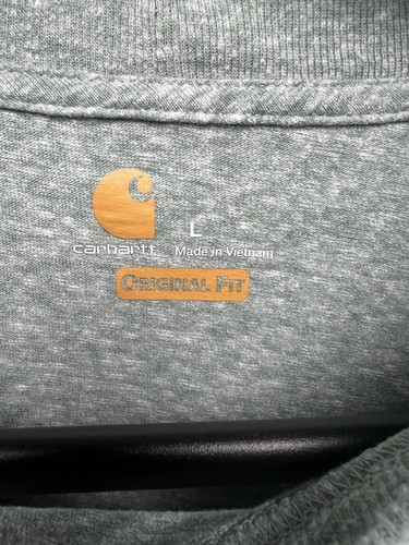 Carhartt Herren Original Fit Heavy Duty T-Shirt Gr. L Kurzarm Grün - Bild 6 von 6