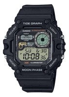 Casio Standard Quartz Sport Schwarz Zifferblatt WS-1700H-1AV 100M Herrenuhr