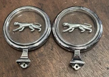 Two Nice 1974 1975 1976 Mercury Cougar Hood Ornaments XR-7  74 75 76 XR7 Emblems