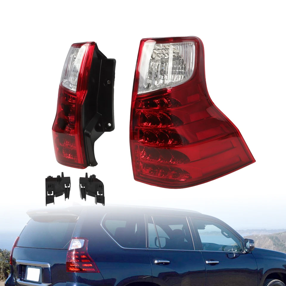Tail Lights For 2017-2021 Lexus GX460 w/ Sport Design Package Left+Right Rear Foto 2 de 4