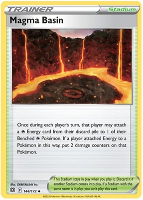 Magma Basin - 144/172 - Uncommon - Near Mint