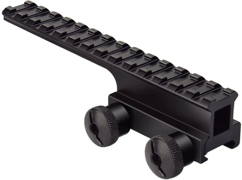 14 slot 1" Extended Riser Scope Mount High profile aluminum Picatinny Riser