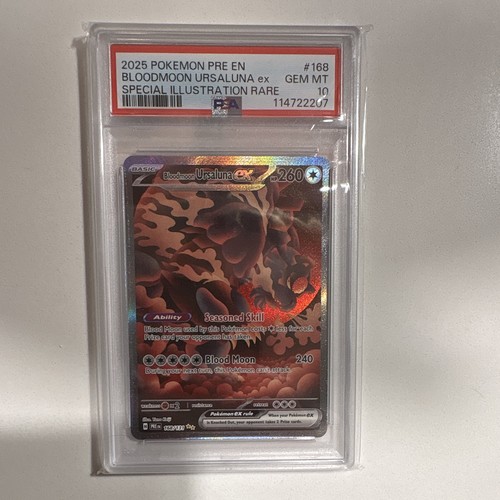 Bloodmoon Ursaluna ex 168/131 Prismatic Evolutions SIR EN PSA 10