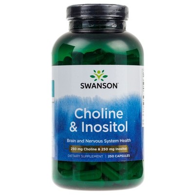 Swanson Cholin & Inositol, 250 Kapseln