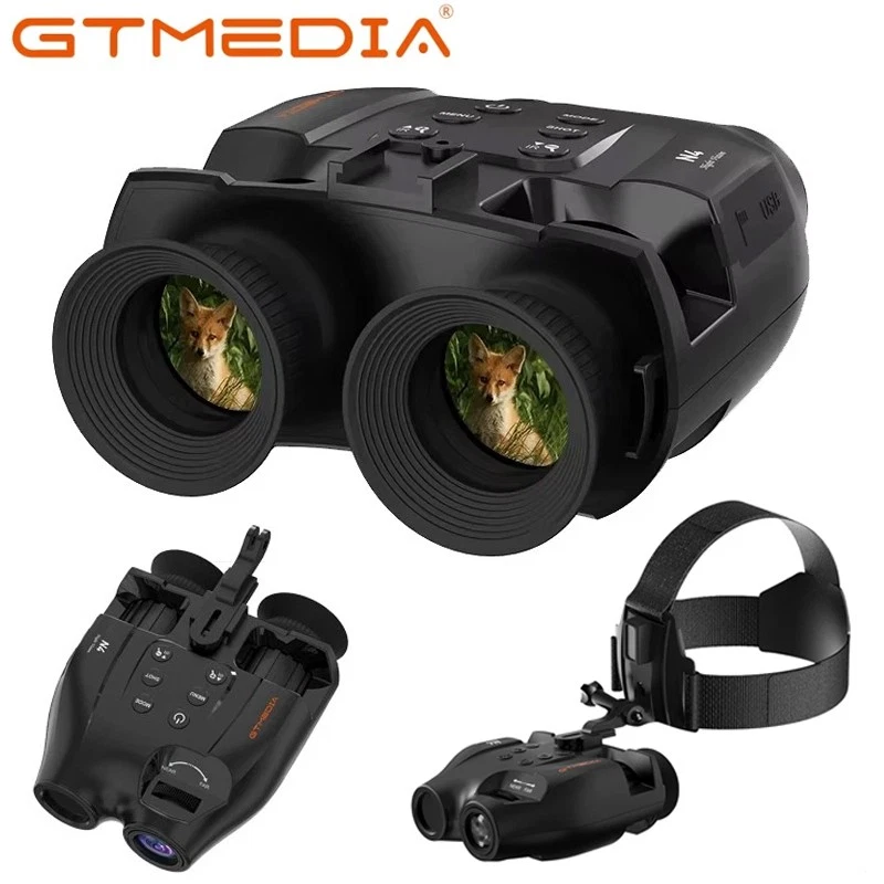 Nachtsichtgerät HD 12MP Infrarot Fernglas 5X Zoom für Jagd Camping Beobachtung - Bild 1 von 4