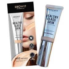 Browit Healthy Glass Skin Face Body Base Primer Glow Makeup Smooth 24ml Moisture
