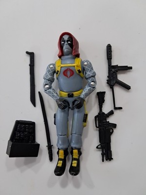 Gi Joe Black Major Python Patrol Zartan Figure Dreadnok Leader 3.75