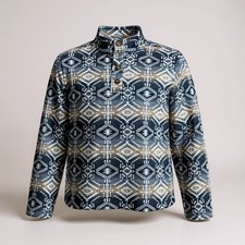 Ariat Men's Aztec Print Quarter Zip SWEATER