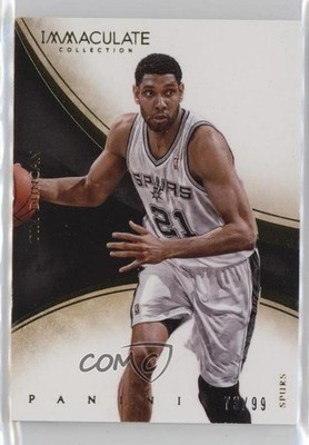 2013-14 Panini Immaculate 73/99 Tim Duncan #70 HOF p9s
