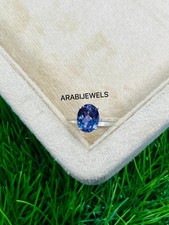 Oval Cut Alexandrite Ring 925 Sterling Silver Gift For Her.