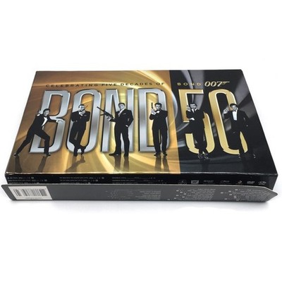 Bond 50: Celebrating Five Decades of Bond 007 DVD 23-Disc Set Sealed Fast Ship