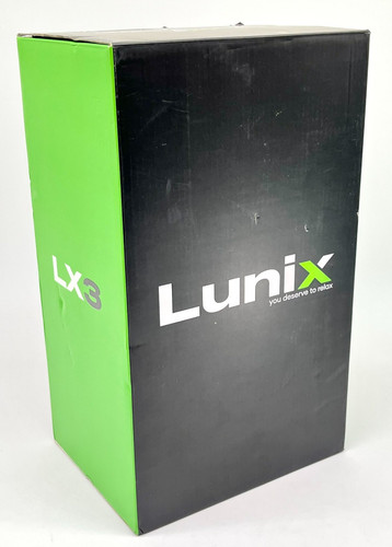 Lunix Cordless Portable Rechargeable Hand Massager With Heat Model LX3 - White