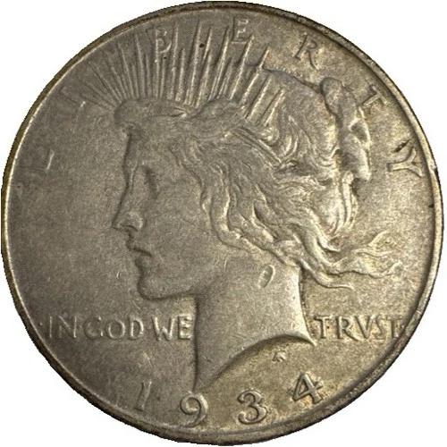 1934-D Peace $1  ✔ 90% Silver ✔ Extra Fine (XF) Condition