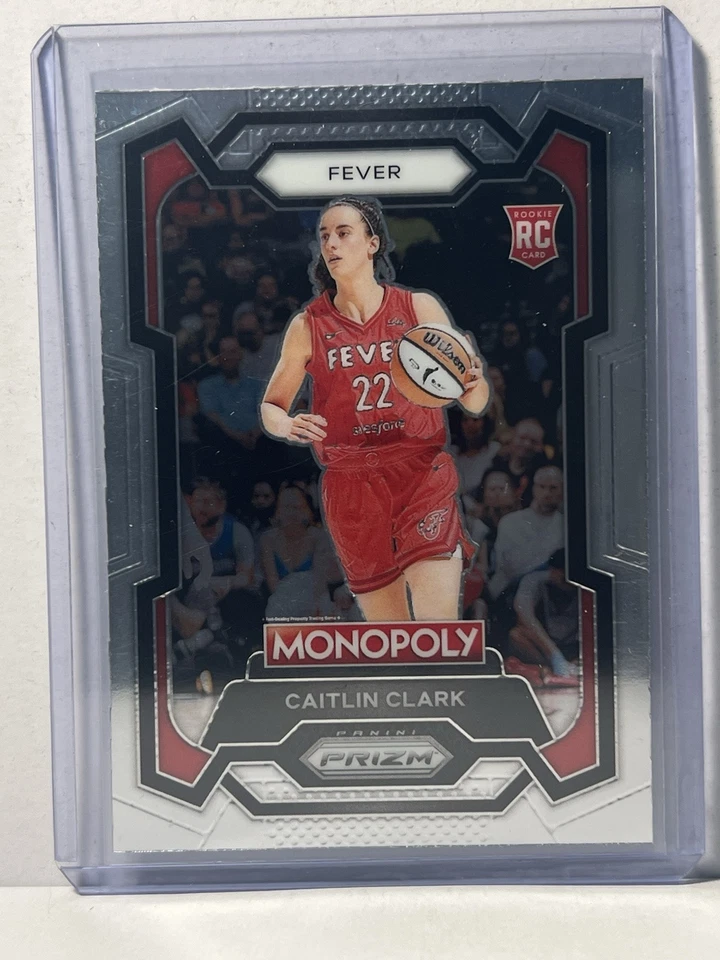 2024 Panini Prizm Monopoly Caitlin Clark Base & All-Star RC 65 & WNBA 27 - Image 4 of 4