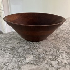 BURL WALNUT Wood Salad Bowl 12  