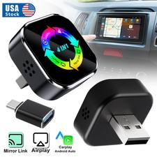 USB Auto Wireless CarPlay Adapter For Apple Android Wireless Dongle Plug   Play 