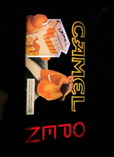 Vintage 1993 Joe Camel Open Neon Sign RJRTC